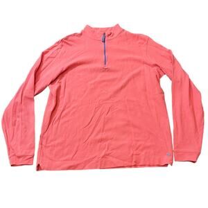 Peter Millar Seaside Wash‎ Pique 1/4 Zip Performance Pullover Men's Size Medium